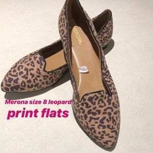 Merona leopard print flats